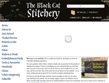 Tablet Screenshot of blackcatstitchery.com